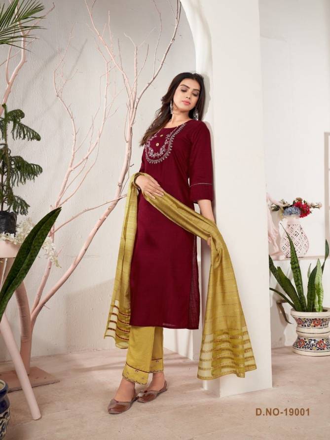 Lajoo Fancy Exclusive Ethnic Wear Designer Kurti Bottom With Dupatta Collection